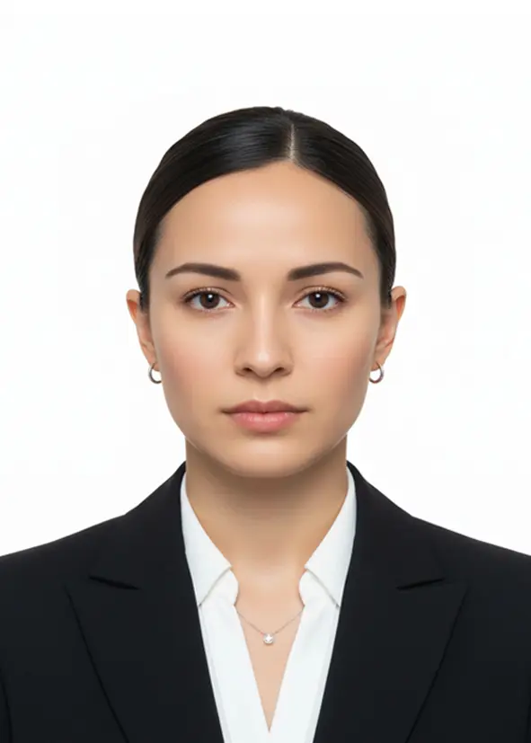 Canadian Passport photo example - 50mm by 70mm